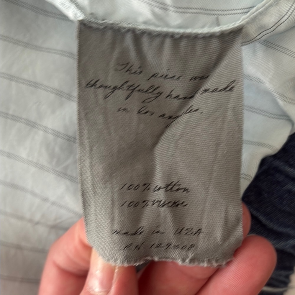 Raquel Allegra Blue Jean Jacket - Picture 9 of 10
